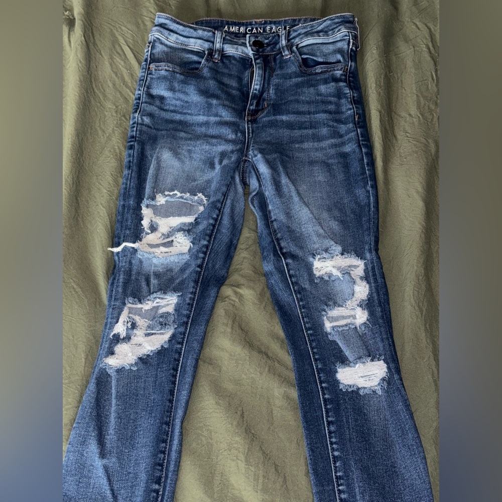 American eagle skinny jeans size 8